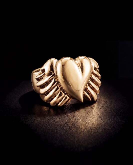 The Winged Heart Ring