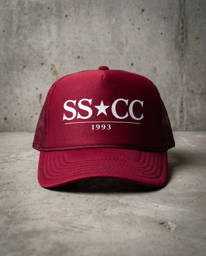 SS*CC Trucker Hat - Burgundy
